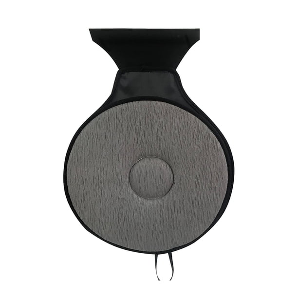 Kenally Cojín giratorio para asiento de coche, silla giratoria para vehículo, alfombrilla de repuesto, accesorios de repuesto para ancianos Automoción decorativa y accesorios Gris oscuro