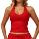 thumbnail image 1 of Chaleco de Yoga for mujer, ropa interior deportiva ajustada en forma de V for belleza en la espalda, chaleco deportivo for ejercicio de carrera, almohadilla for pechos extraíble, 1 of 5