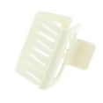 thumbnail image 3 of Unique Bargains Frosted Grace Hair Clips for Home Milky White 3 Pcs, 3 of 6