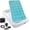 Green-, variant on Inflatable Travel Bed Air Mattress Set,Portable Blow Up Mattress Sleeping Bed Cot with Bed Rails and Electric Pump Ideal for Road Trip