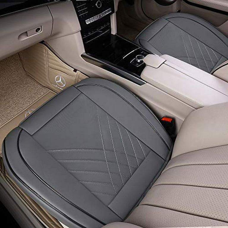 kingphenix Premium PU Car Seat Cover - Front Seat Protector Works