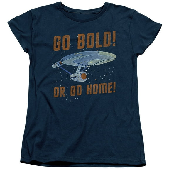 Star Trek - Go Bold - Women's Short Sleeve Shirt - Small