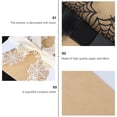 thumbnail image 3 of PENIKOKO 10Pcs  Party Invitation Card Set for Business Events Fabric Material, 3 of 4
