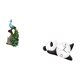 thumbnail image 5 of Estatua de , figura decorativa, reloj de pared, resina, vidrio, adorno creativo de escritorio, adecuado para sala de estar, hogar, oficina, d, 5 of 8