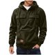 thumbnail image 2 of pstuiky manga larga para hombre, Suéter informal de moda para hombre, color liso, con capucha y manga larga top de hombre xxl, 2 of 7