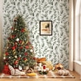 thumbnail image 4 of Green Leaf Wallpaper Peel and Stick Olive Leaf Contact Paper 17.7inch x 393.7inch Green Peel and Stick Wallpaper Modern Farmhouse Wall Paper for Bathroom Neutral Sage Decorative Vinyl, 4 of 6