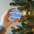 thumbnail image 4 of Moocorvic Blue Christmas Ornaments Set, 12 Pcs Clear Plastic Shatterproof Christmas Ball Hanging Ornaments for Xmas Tree Decorations, 4 of 7