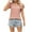Pink, variant on AherBiu Boho Tops for Women Petal Short Sleeve Notch V Neck Eyelet Hole Summer Dressy Casual Blouse Shirts