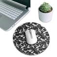 thumbnail image 7 of ZNDUO 2 Pack Round Mouse Pad Camouflage Pixel Art 7.9" Small Non-Slip Rubber Gaming Mousepad Desk Mat for Home Office, 7 of 7