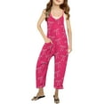 thumbnail image 2 of Jumpsuit for Girls Casual Sleeveless Jumpsuit Kids Overalls with Pockets Summer Romper for Girls 9-10Years, 2 of 6