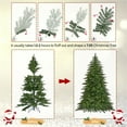 thumbnail image 4 of Yaheetech 7.5ft Pre-lit Artificial Christmas Tree with Stand, Green, 4 of 7