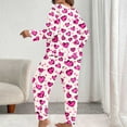thumbnail image 6 of FDGIU Women Plus Size Valentine Pajamas Set - Long Sleeve 2 Piece Sleepwear Holiday Pj’s Loungewear Set, 6 of 6