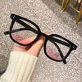 thumbnail image 6 of Fashion Glasses Pure To Large Frame Decorative Street Shot Plain Plain Light Vintage for Men round Glasses Clear compatible with Polarized Glasses for Women Driving Rimless Trendy Clothes for Women, 6 of 6