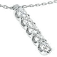 thumbnail image 3 of Pompeii 14K White Gold 1 1/4ct Journey Genuine Diamond Pendant (H/I,I1-I2), 3 of 5