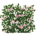 thumbnail image 1 of Artificial Leaf Fence Expandable Faux Leaf Privacy Fence Realistic Leaf Screen Hedge Grass Decorative Backdrop for Garden Patio Yard Balcony Home Decoration, 1 of 10