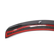 Ikon Motorsports Highkick Duckbill Rear Trunk Lid Spoiler Wing Lip Compatible With 2020-2025 Toyota GR Supra A90 A91 MK5 MZ Speed Style Gloss Carbon Fiber