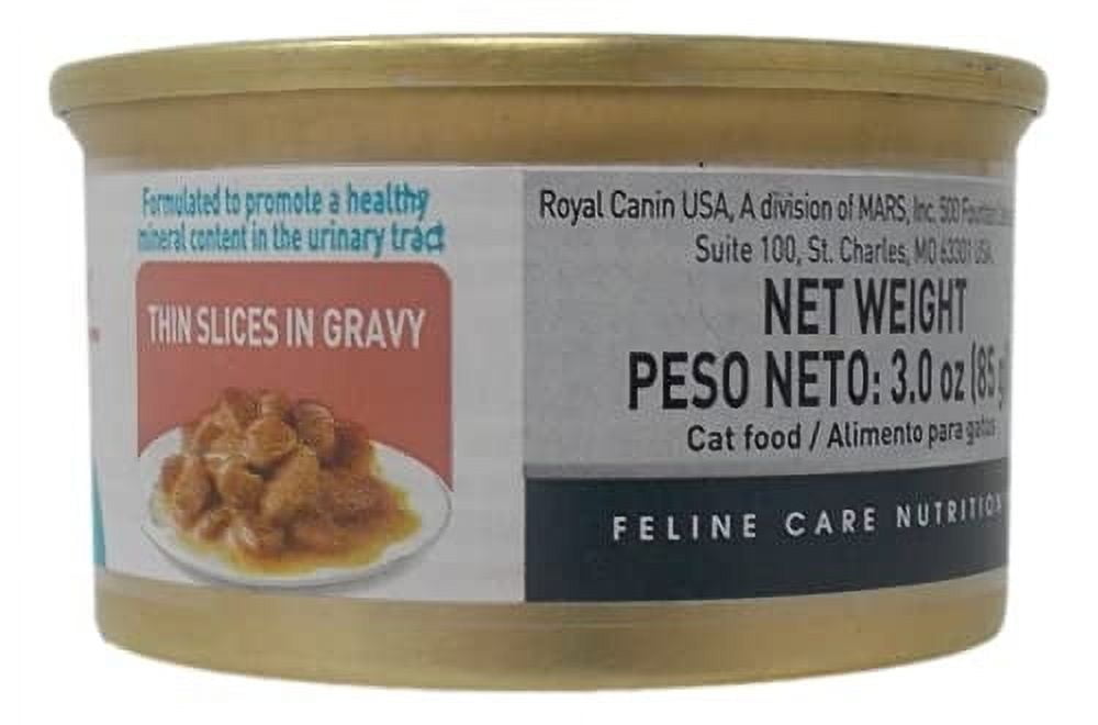 Slices in Gravy Wet Cat Food - 3 Flavors - 2 Each: Urinary Care, Weight Care, Aging 12+ | Royal Canin | MerlinsMart Zine + Catnip Toy