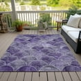 thumbnail image 6 of Addison Rugs Chantille Indoor/Outdoor Transitional Modern Purple Washable Rectangle Rug, 10' x 14', 6 of 6