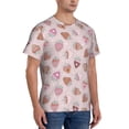 thumbnail image 5 of Rocae Strawberry Cake for Men's Moisture-Wicking Crew Tee - T-Shirt for Sports, Outdoor Activities, and Casual WearMedium, 5 of 9