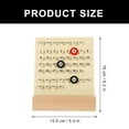 thumbnail image 2 of HINTRMENT Plastic Month Date Display Perpetual Calendar for Living Room with Square Base 1 Set, 2 of 6
