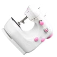 thumbnail image 1 of Máquina de coser eléctrica con Pedal de pie, costura portátil de plástico para principiantes, sastres, ropa, costura, artesanía, reparación Tela de costura y artesanía Enchufe rosa de EE. UU. Bewildely JJ19970-05, 1 of 1