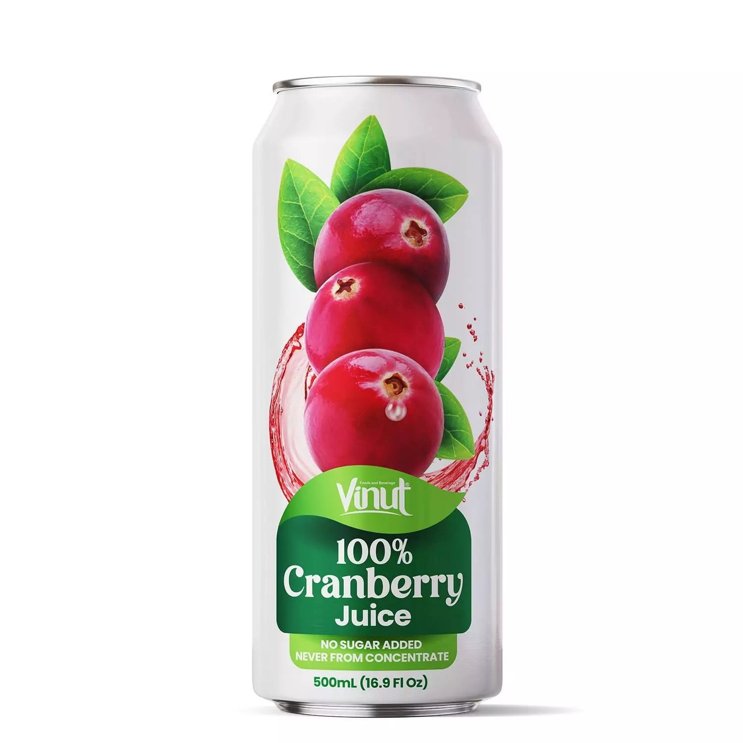 Vinut 16.9 fl oz  100% NFC Cranberry Juice Drink (No Sugar Added)