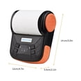 thumbnail image 3 of HLONK Portable 80mm Receipt Printer Wireless BT Thermal Receipt Printer Mobile Bill Printer Compatible with AndroidiOSWindows System ESCPOS Print  for Small Business Restaurant Retail Sto, 3 of 7