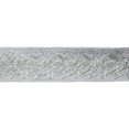 thumbnail image 1 of Gold Sequin Floral Sage Wired Ribbon, 2.5 in. x 5 yard, 1 of 1