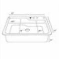thumbnail image 2 of Swanstone Metropolitan 33'' x 22'' Large Single Bowl Kitchen Sink, 2 of 2