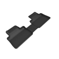 3D MAXpider 19-21 Audi E-Tron Kagu 2nd Row Floormats - Black (L1AD05921509)