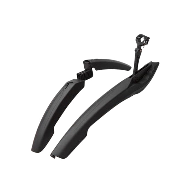 Eigraketly Guardabarros para bicicleta de 2 piezas, instalación práctica, accesorios para ciclismo, marco resistente, mano de obra, tablero de tierra, Ciclismo Negro/con Lámpara Eigraketly OD026611-01