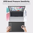 thumbnail image 2 of Mistaha WP9625B Graphics Tablet Drawing Tablet 8192 Levels Pressure Sensitivity 5080LPI Resolution 230PPS Read Speed, 2 of 8