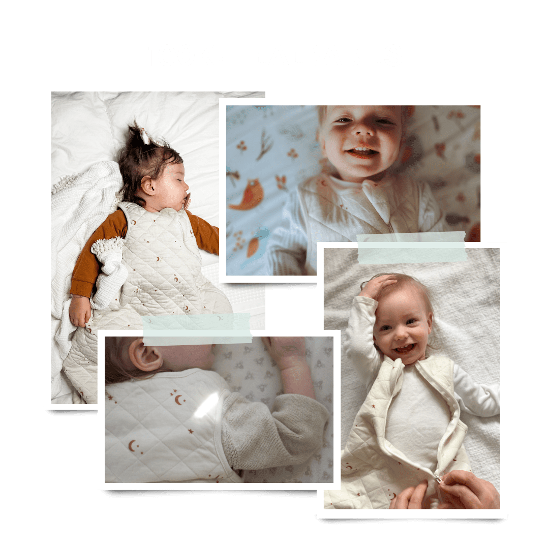 Tealbee Dreambag - Bamboo Grow-with-Baby Sleep Sack for 6-24 Months - All Season 1.2 TOG, Unisex, Moon Stars