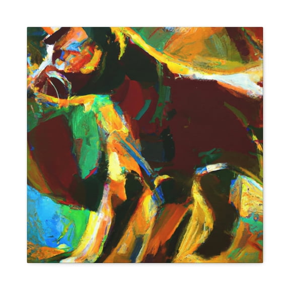 Cougar in Expressionism - Canvas