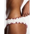 thumbnail image 4 of Kacey Lee Women's and Women's Plus Lettuce Edge Bikini Bottoms, Sizes XS-3X, 4 of 5