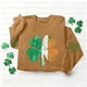 thumbnail image 5 of TaTaai Womens St Patricks Day Sweatshirt Long Sleeve Crewneck Casual Pullover Holiday Print Fleece Lined Top Gift, 5 of 5