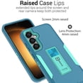thumbnail image 5 of CoverON For Samsung Galaxy S23 FE Phone Case, Military Grade Heavy Duty Full Body Kickstand Cover, Turquoise, 5 of 9
