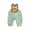 Army Green, variant on RUINIXCW Baby Boy 1st Birthday Outfits Cute Animal Embroidery Sleeveless Overalls