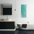 thumbnail image 2 of Stupell IndustriesBathroom "The Rules" Turquoise Canvas Wall Art by Anna Quach, 2 of 6