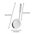 thumbnail image 3 of Stainless Steel Filter Spoon, Fine Mesh Juicer Dripping Spoon, Kitchen Essentials for Liquid Filtration, Heat Insulation Handle, Ideal for Home & Kitchen Use, Kitchen Tools, 3 of 3