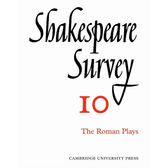Shakespeare Survey, (Paperback)