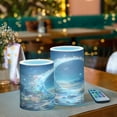 thumbnail image 3 of Yayeee Flameless Candles with Remote Flickering Battery Operated Multi Color Changing, Floral Moon, 3 of 7