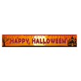 thumbnail image 2 of Happy Halloween Banner 118 X 20 Inch Spooky Hanging Decoration for Indoor Outdoor Front Porch Yard Fence Wall Halloween Party Decor Single Pack, 2 of 5