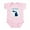 Petal Pink, variant on CafePress - MI_High5 Body Suit - Baby Light Bodysuit, Size Newborn - 24 Months