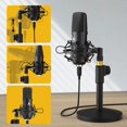 thumbnail image 3 of MAONO Kit Microphone USB 192kHz/24Bit AU-A04T PC Condensateur Podcast Diffusion en Continu Cardioïde Micro Plug & Play pour Ordinateur, YouTube, Jeux, Enregistrement - Remis à Neuf (Bon État), 3 of 5