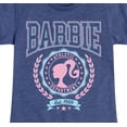 thumbnail image 3 of Barbie - Barbie Varsity Ath Dept - Girls Fitted Short Sleeve Graphic T-Shirt, 3 of 5