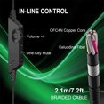 thumbnail image 7 of SPBPQY G2000 Gaming Headsets, Surround Stereo Gaming Headphones with Noise Cancelling Mic, LED Lights & Soft Memory Earmuffs for PS5/ PS4/ Xbox One/Nintendo Switch Mac Computer Games- Brilliant Green, 7 of 7