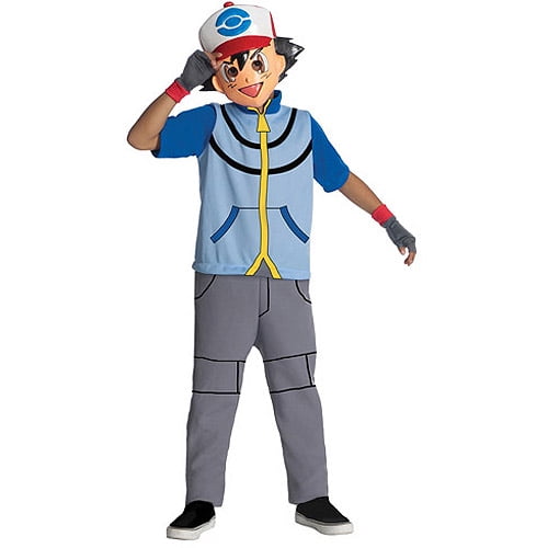 Pokemon X and Y Ash Ketchum Kids Cosplay Costume for Child 