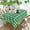 Shamrock Plaid, variant on Easter Rectangle Tablecloth 60x102 Inch, Easter Rabbits Printed Seasonal Spring Holiday Table Cloth Decorative Table Cover for Picnic Banquet Party Kitchen Dining Room