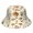 Mushroom and Grass Cream Pattern, variant on Mushroom and Toadstool Cream Pattern Bucket Hat, Fishing Hiking Cap with Wide Brim & Breathable Fabric, Polyester Twill Gifts for Unisex Men Women